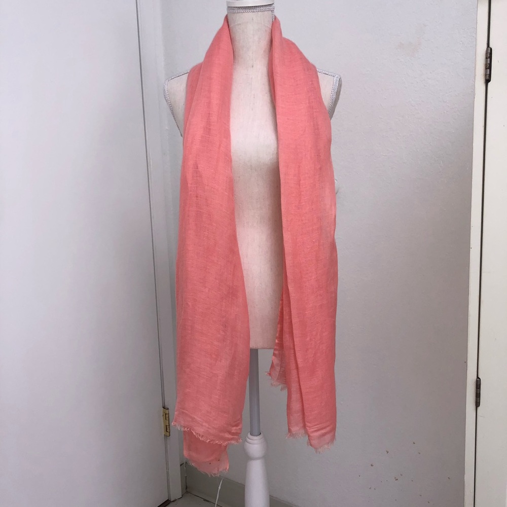 Scarf With Frayed Edges